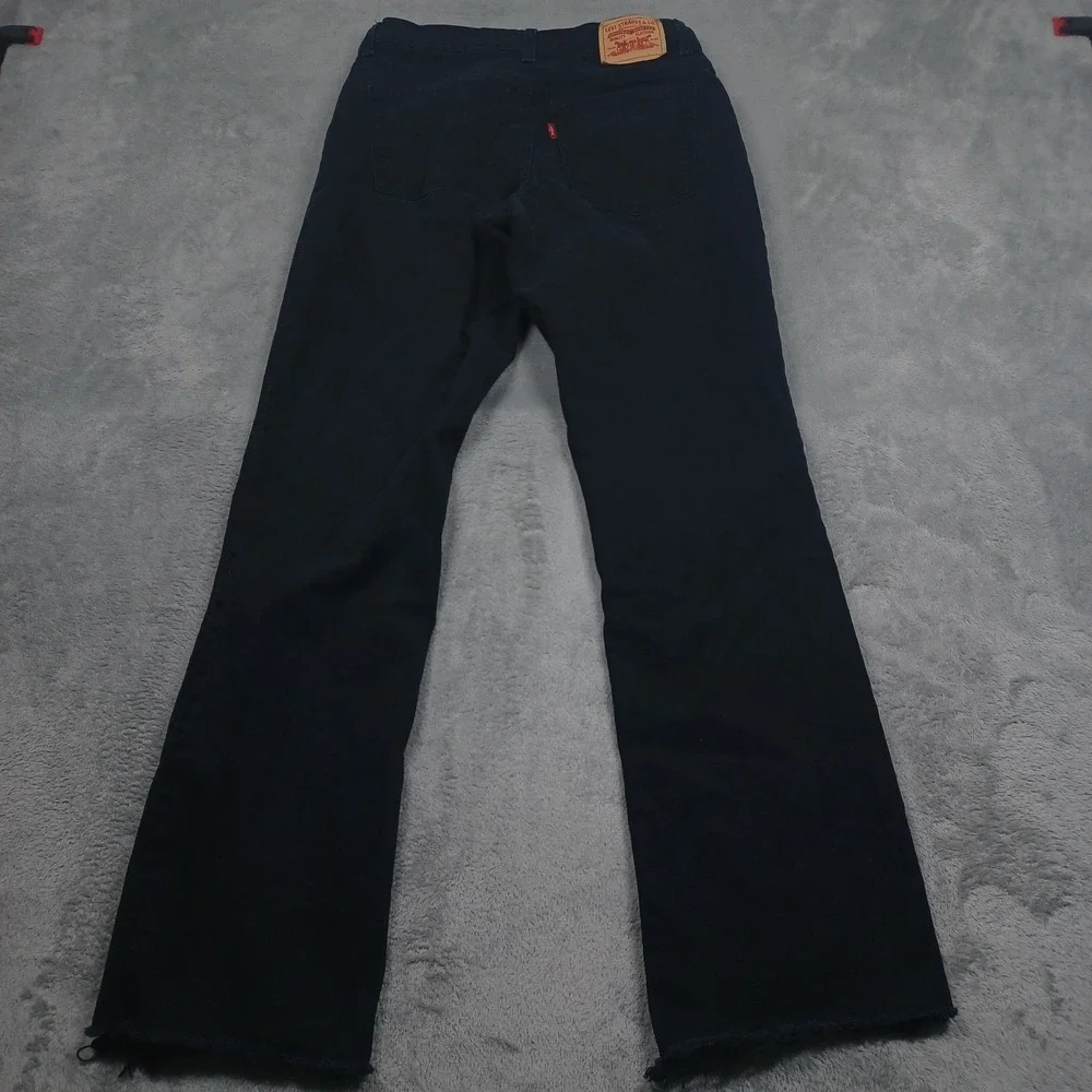 Vintage Levis 550‎ Jeans Womens 30 Black Denim 550 Relaxed Bootcut Casual